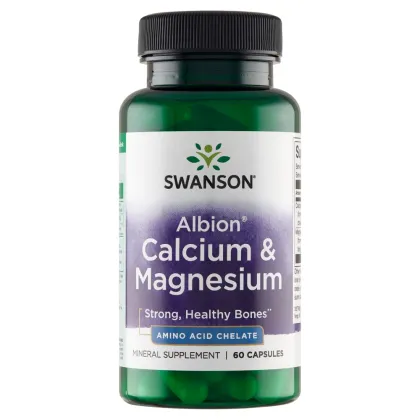Zdjęcie Swanson Albion Chelat Wapnia i Magnezu Kapsułki