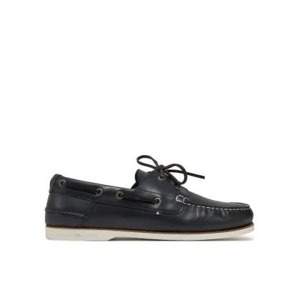Zdjęcie Tommy Hilfiger Półbuty Th Boat Shoe Core Lth FM0FM05569 Granatowy