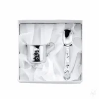 Zdjęcie Komplet ze srebra dla noworodka - Zaramella Argenti