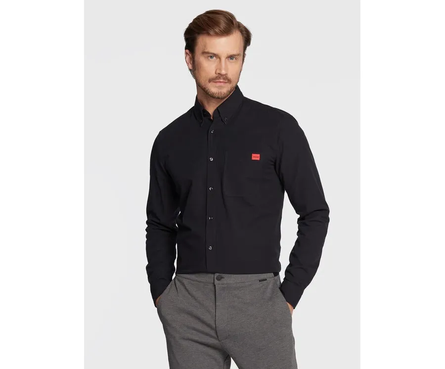 obrazek 1 Hugo Koszula Evito 50479302 Czarny Slim Fit HUGO