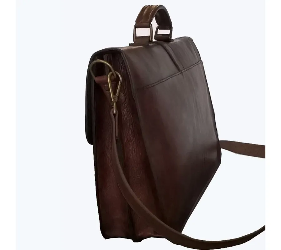 obrazek 3 Elegancka aktówka wykonana z naturalnej skóry - Ikunico