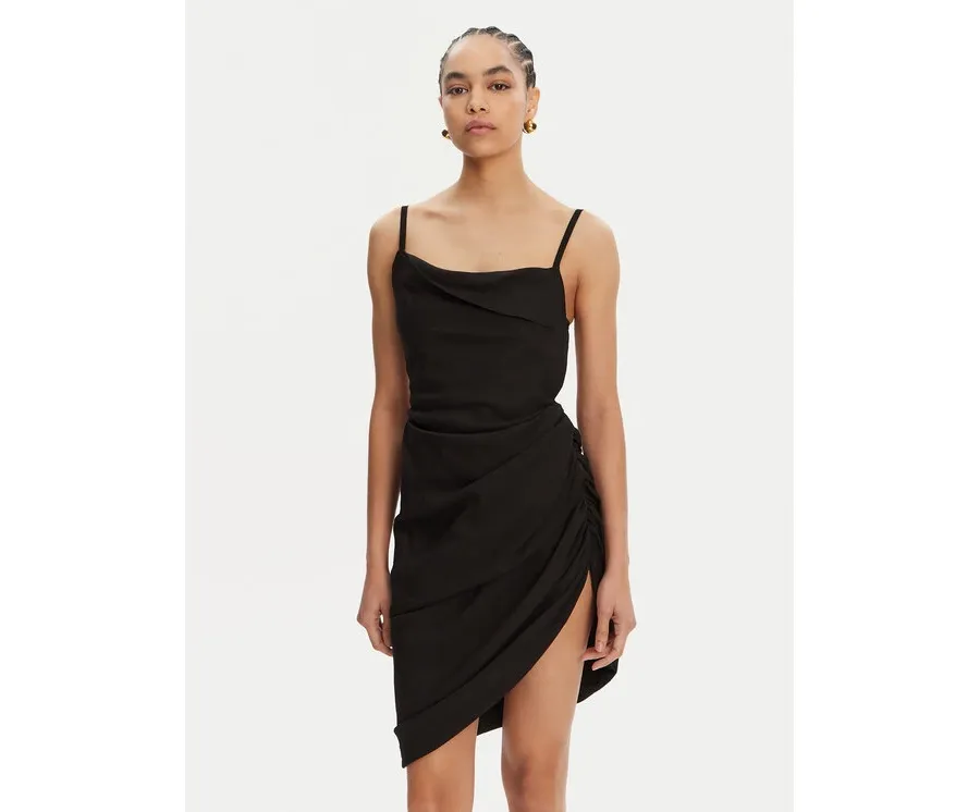 obrazek 1 JACQUEMUS Sukienka koktajlowa 22E243DR106-1020 Czarny Regular Fit