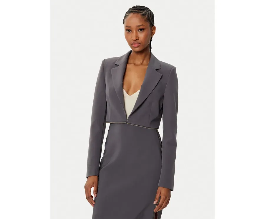 obrazek 1 Rinascimento Marynarka CFC0121908003 Szary Regular Fit