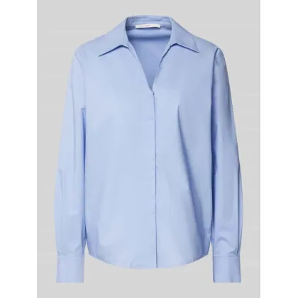 Zdjęcie Bluzka o kroju regular fit z wykładanym kołnierzem