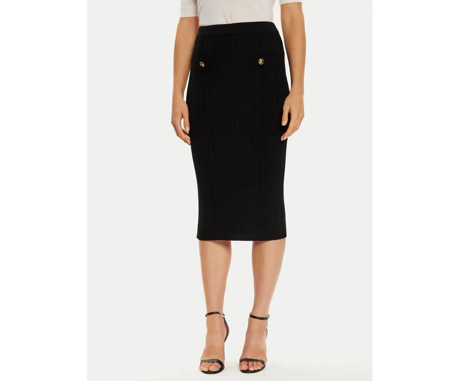 obrazek 1 Luisa Spagnoli Spódnica ołówkowa Maionese 58497 Czarny Slim Fit