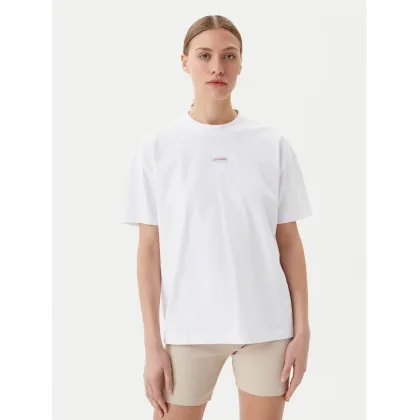 Zdjęcie Calvin Klein Jeans T-Shirt Placed Institutional J20J225539 Biały Relaxed Fit