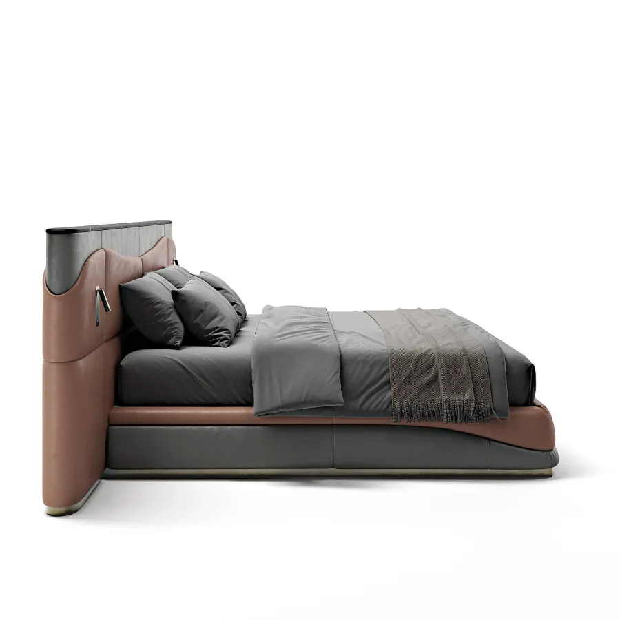 obrazek 12 Eleganckie włoskie łóżko do sypialni - styl modernistyczny