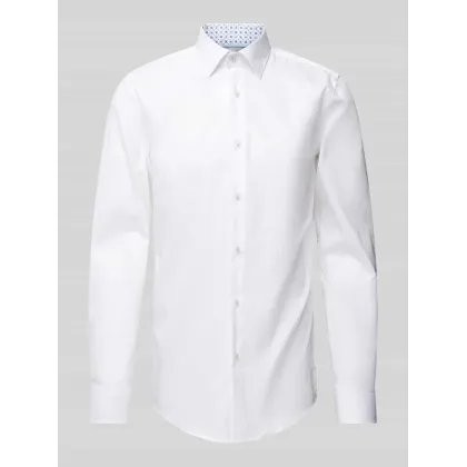 Zdjęcie Koszula biznesowa o kroju slim fit z listwą guzikową model ‘Hank’