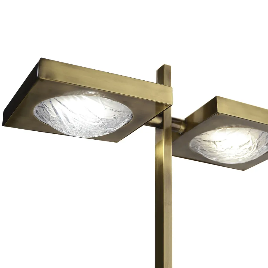 obrazek 5 Regulowana lampa podłogowa dwupunktowa H.140xL.49xP.30 cm