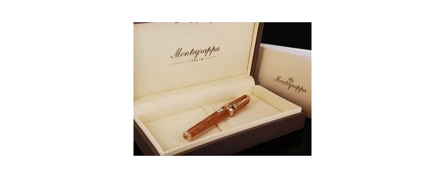 obrazek 4 Gustowny Beż Pióro Kulkowe GOLD Piccola Montegrappa