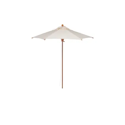 Zdjęcie Okrągły parasol z drewnianym słupkiem, średnicy 300 cm do ogrodu i na taras