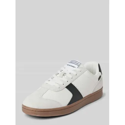 Zdjęcie Sneakersy skórzane z obszyciem w kontrastowym kolorze model ‘Vincenzo’