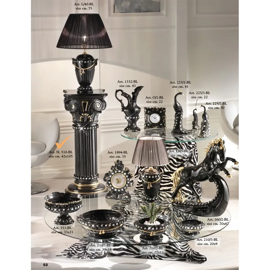 picture 1 Black ceramic column