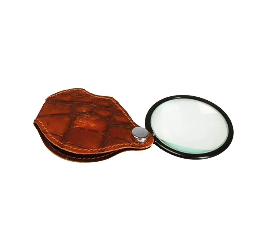 picture 1 Magnifying glass with a leather tag - Absolute Breton