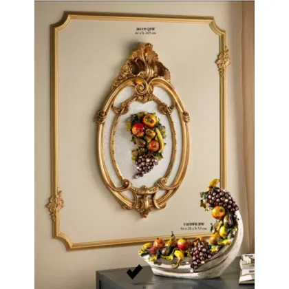 Picture Ceramic decoration - wave with fruit - Valle d'oro Patchi
