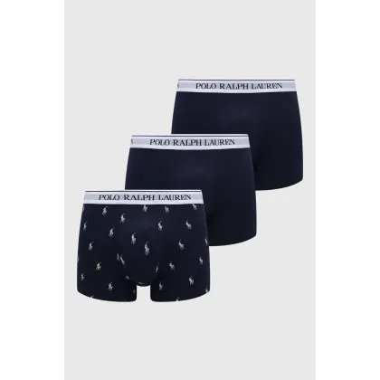 Zdjęcie Polo Ralph Lauren bokserki 3-pack męskie kolor granatowy