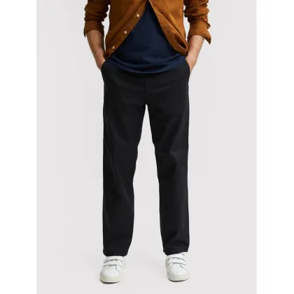 Zdjęcie Selected Homme Chinosy Salford 16080159 Czarny Loose Fit