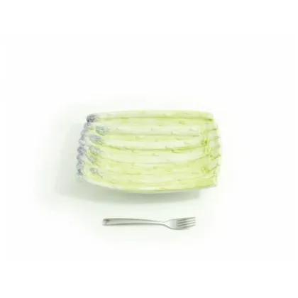 Zdjęcie Prostokątna miska w formie szparagów - Le Ceramiche