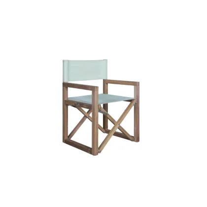 Zdjęcie Oryginalny fotel wykonany z naturalnego drewna tekowego