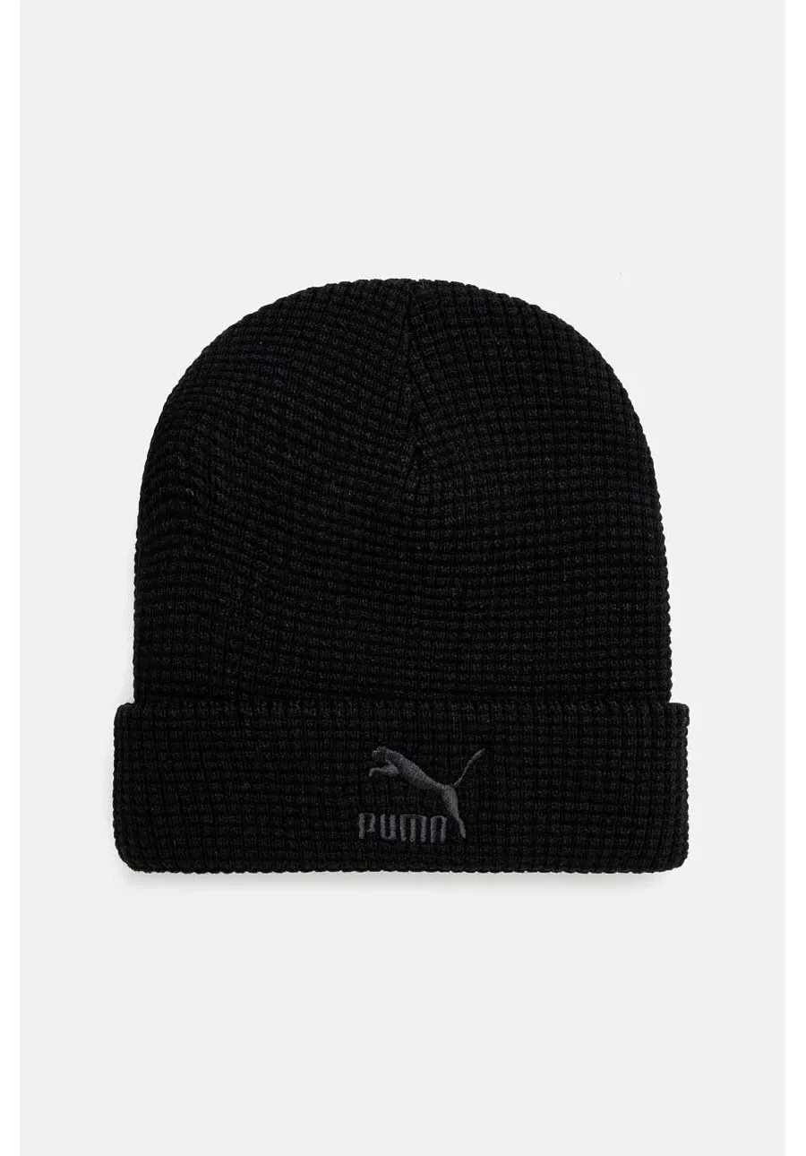 obrazek 1 Puma czapka Classics Mid Fit Beanie kolor czarny z grubej dzianiny 025677