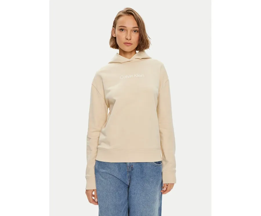 obrazek 1 Calvin Klein Bluza Hero Logo K20K205449 Beżowy Regular Fit