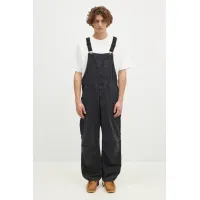 Zdjęcie Carhartt WIP ogrodniczki jeansowe Cargo Bib Overall kolor czarny I033752.894J