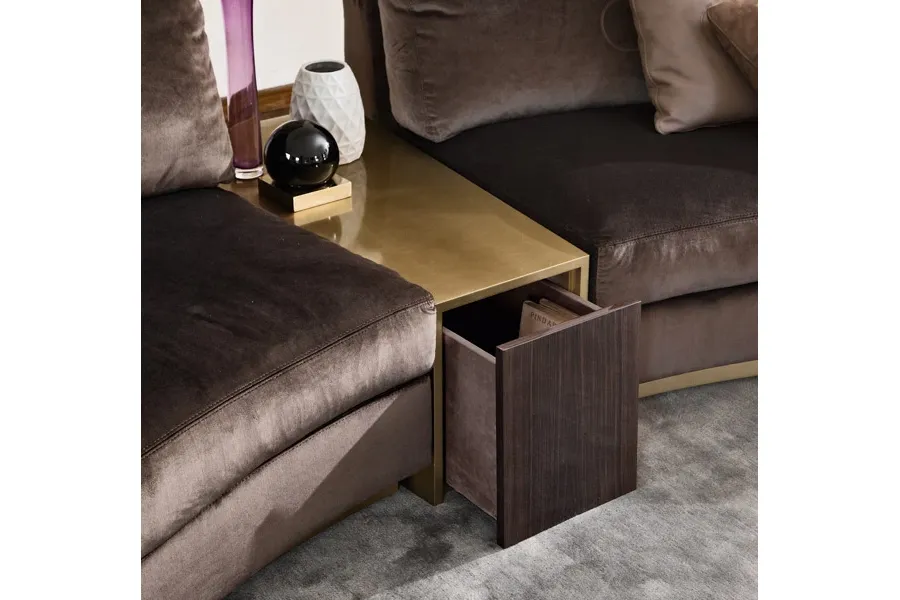 obrazek 3 Brązowa stylowa sofa do domu - Daytona
