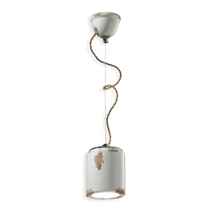 Zdjęcie Włoska mała lampa wisząca w stylu vintage o minimalistycznym wzornictwie