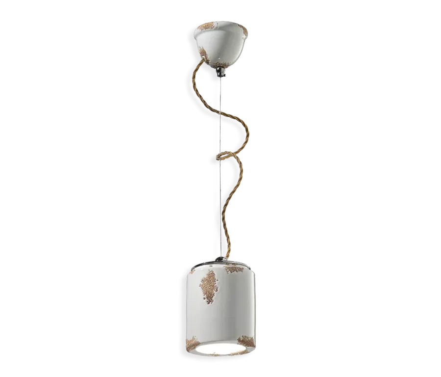 obrazek 1 Włoska mała lampa wisząca w stylu vintage o minimalistycznym wzornictwie