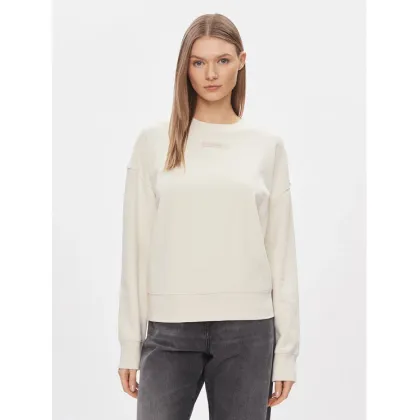 Zdjęcie Calvin Klein Bluza Micro Logo K20K206630 Écru Regular Fit