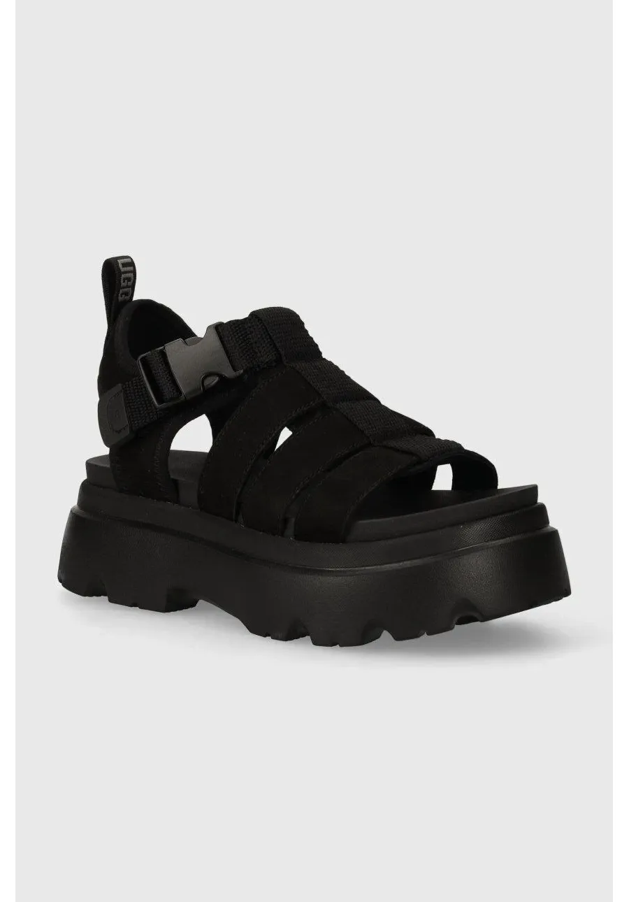 obrazek 1 UGG sandały Cora damskie kolor czarny na platformie 1152698