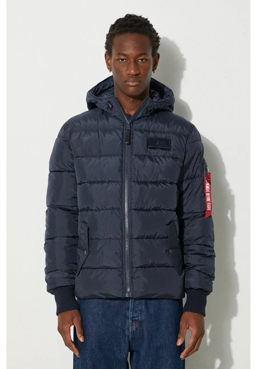 obrazek 1 Alpha Industries Hooded Puffer FD kolor granatowy zimowa