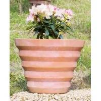 Picture A unique terrace flower pot made of Italian clay - Fornace Masini