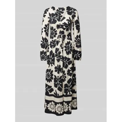 Zdjęcie Sukienka midi z dekoltem w serek