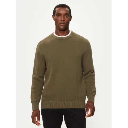 Zdjęcie Selected Homme Sweter 16094552 Zielony Relaxed Fit