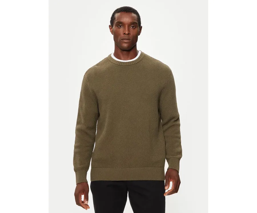 obrazek 1 Selected Homme Sweter 16094552 Zielony Relaxed Fit