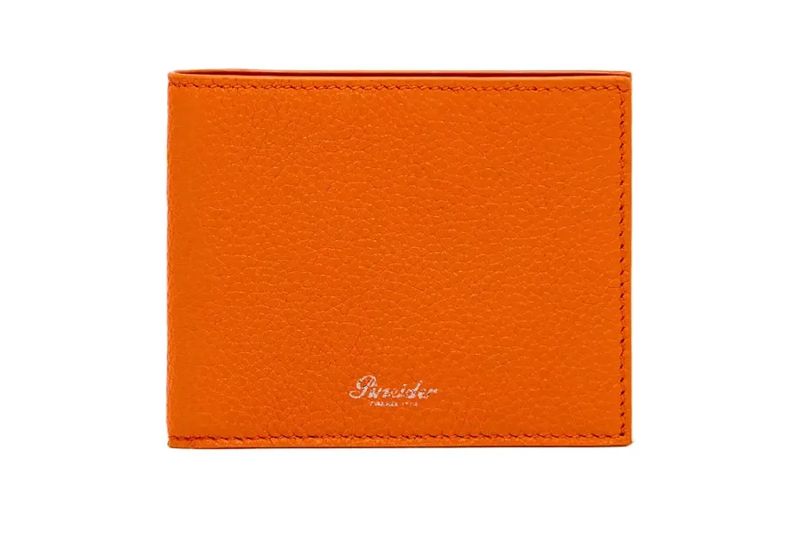 obrazek 3 Stylowy włoski portfel  Grained Collection Wallet z 6 miejscami na karty kredytowe