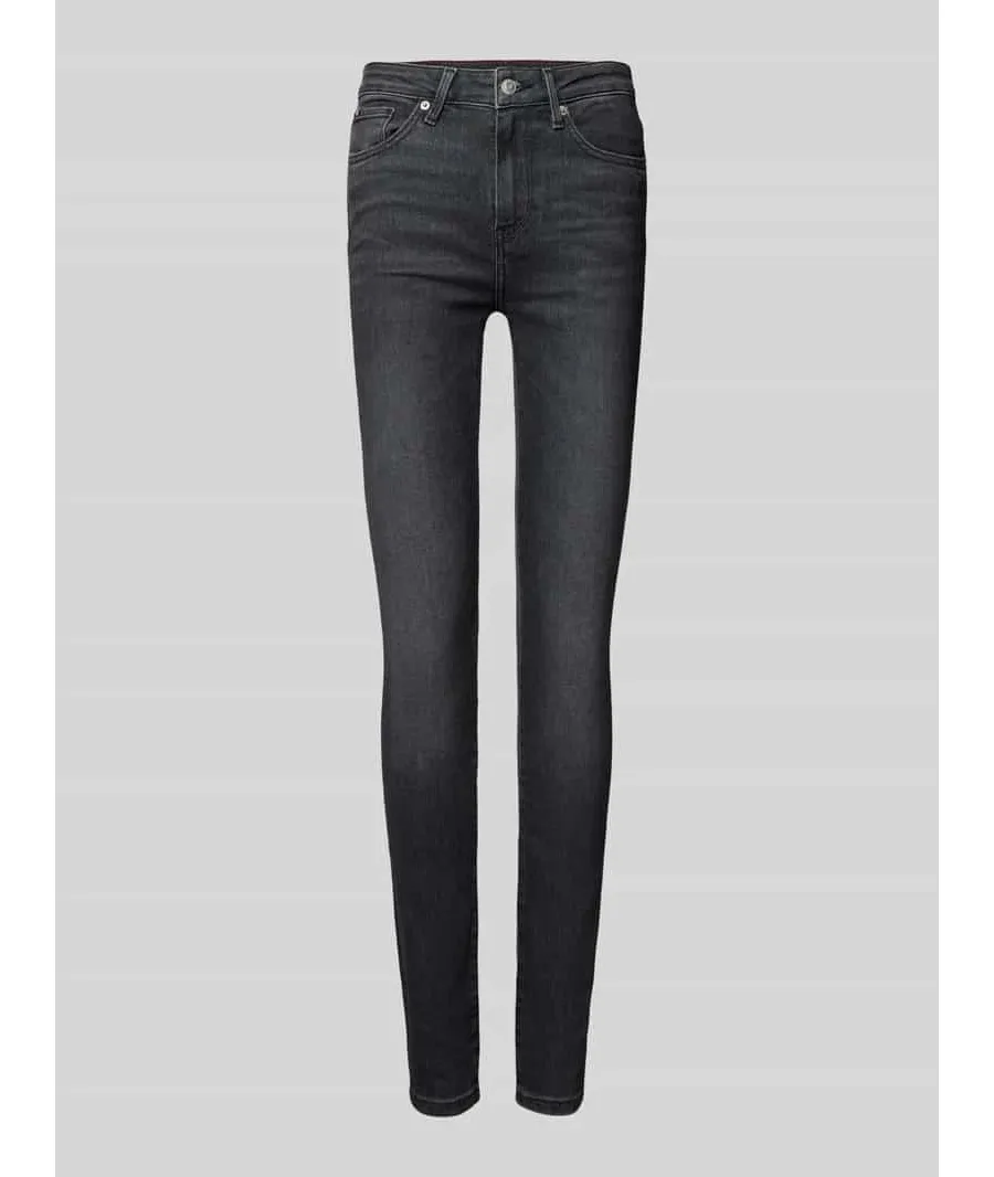 obrazek 1 Jeansy o kroju skinny fit z 5 kieszeniami
