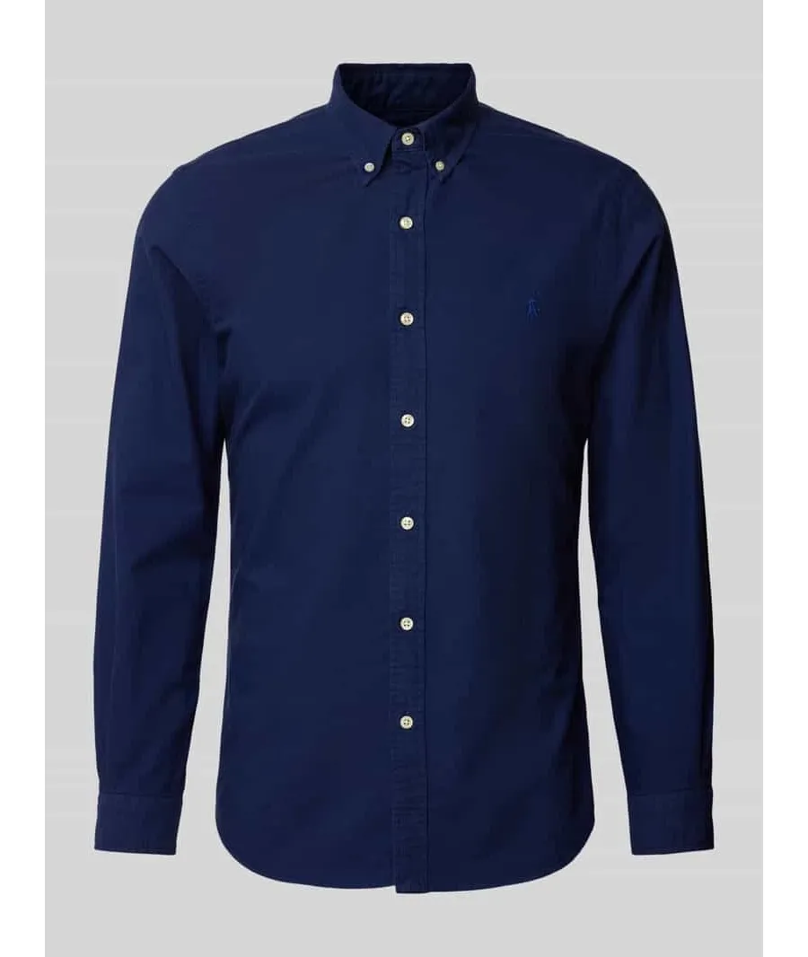 obrazek 1 Koszula casualowa o kroju slim fit z kołnierzykiem typu button down