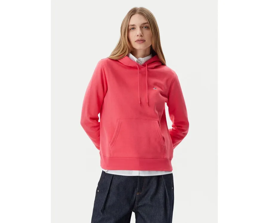 obrazek 1 Tommy Jeans Bluza Flag DW0DW19958 Różowy Regular Fit