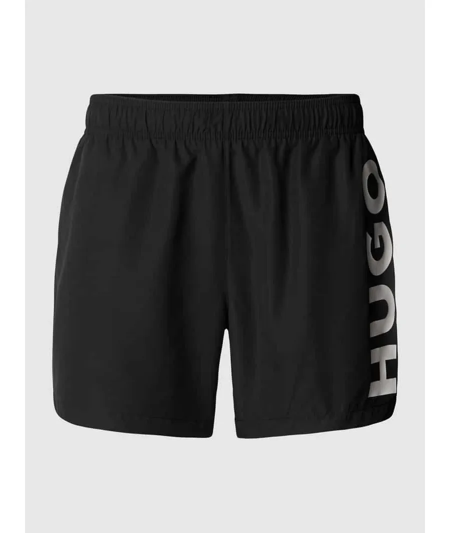 obrazek 1 Spodenki kąpielowe z napisem z logo model ‘ABAS’