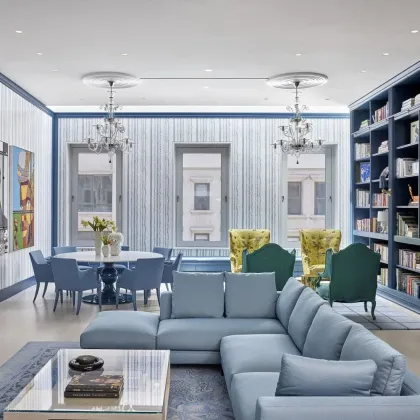 Zdjęcie Cudowny 15-lampowy żyrandol wykonany ręcznie ze szkła murano