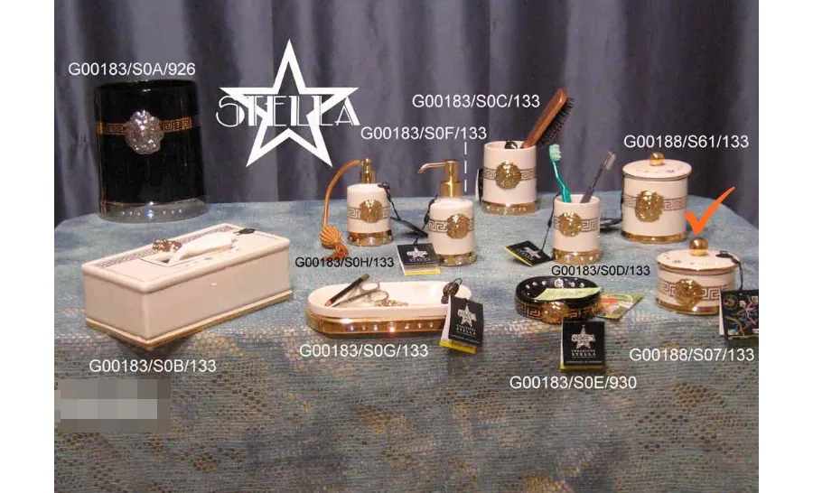 obrazek 1 Małe ceramiczne pudełko do łazienki