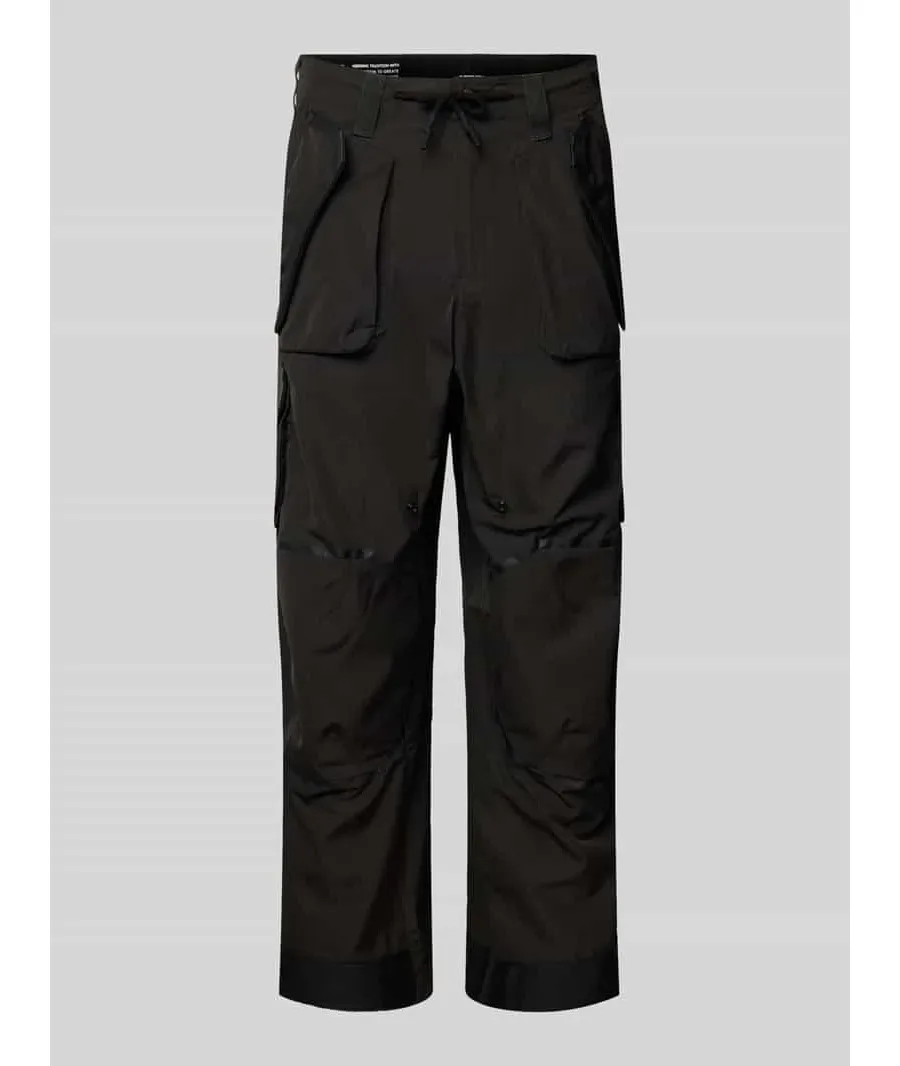 obrazek 1 Spodnie cargo o kroju relaxed fit z kieszeniami z patką