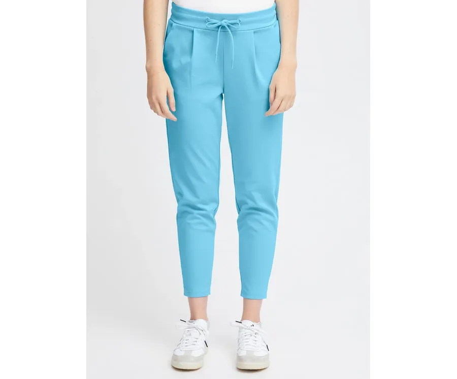 obrazek 1 ICHI Spodnie materiałowe 20104757 Niebieski Slim Fit