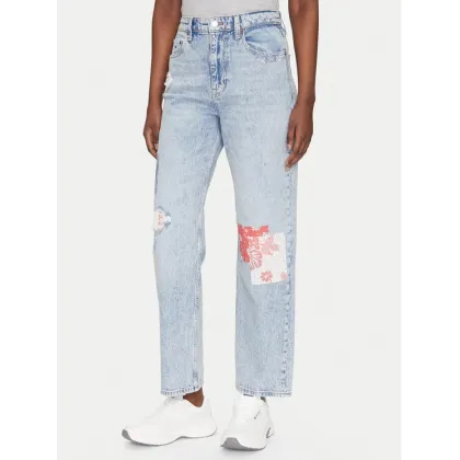 Zdjęcie Tommy Jeans Jeansy Layla DW0DW20017 Niebieski Straight Fit