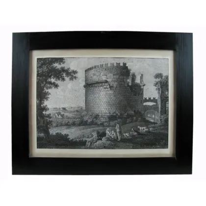 Zdjęcie Grób Cecilii Metelli. Piękna akwaforta z 1796 r. Autorstwa Francesco Morelli