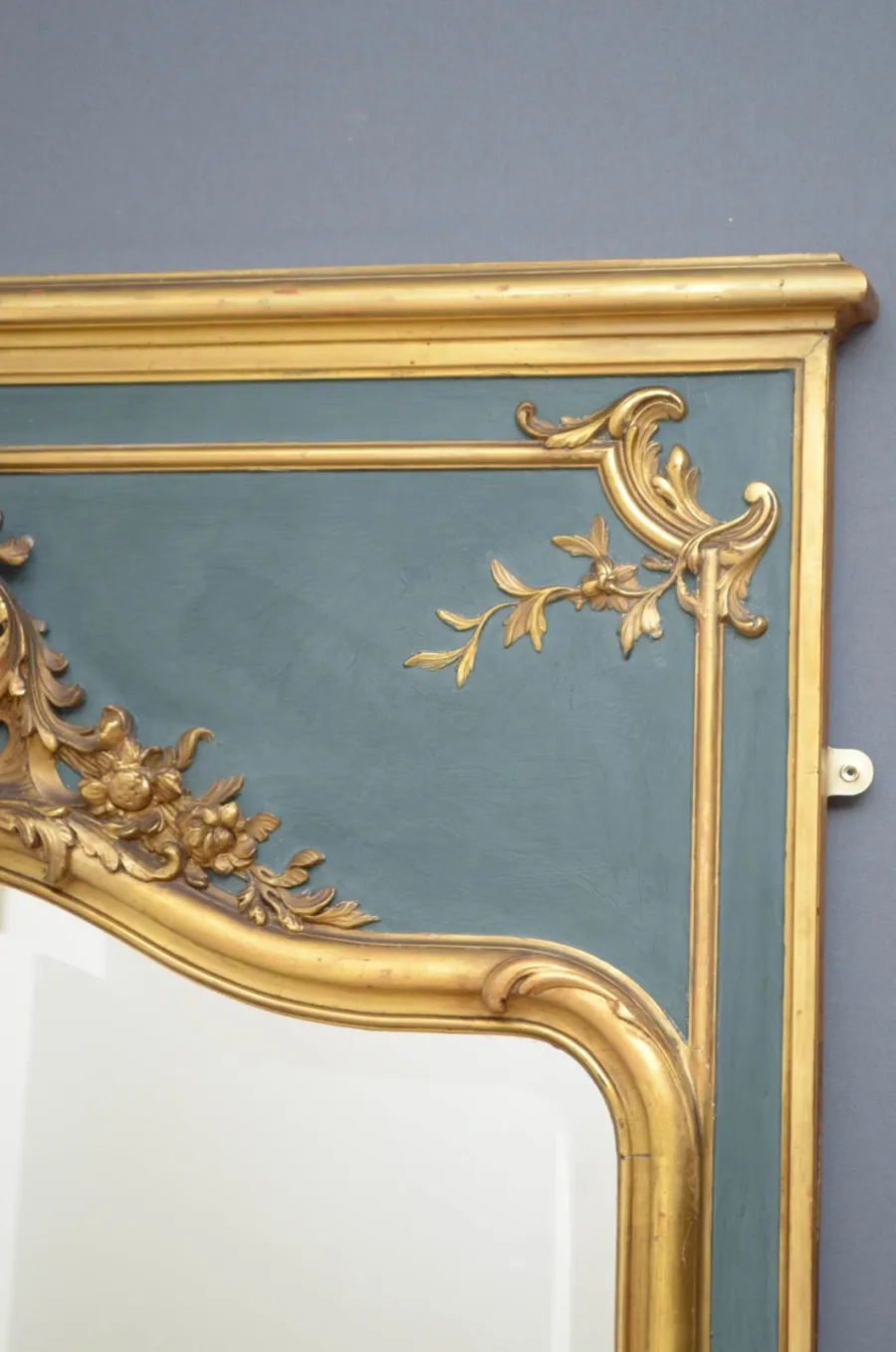 obrazek 7 XIX-wieczne eleganckie lustro stojące lub wiszące w stylu francuskim - antyk