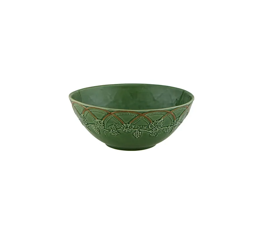 obrazek 1 Artystyczna salaterka ceramiczna w stylu wiejskim - Bordallo Pinheiro