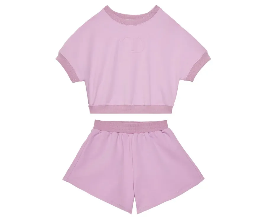 obrazek 1 TWINSET Komplet dresowy 251GJ2580 Fioletowy Regular Fit